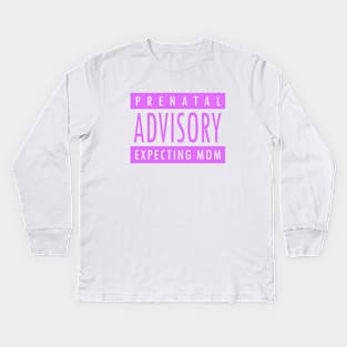 Prenatal Expecting Mom T Shirt Kids Long Sleeve T-Shirt